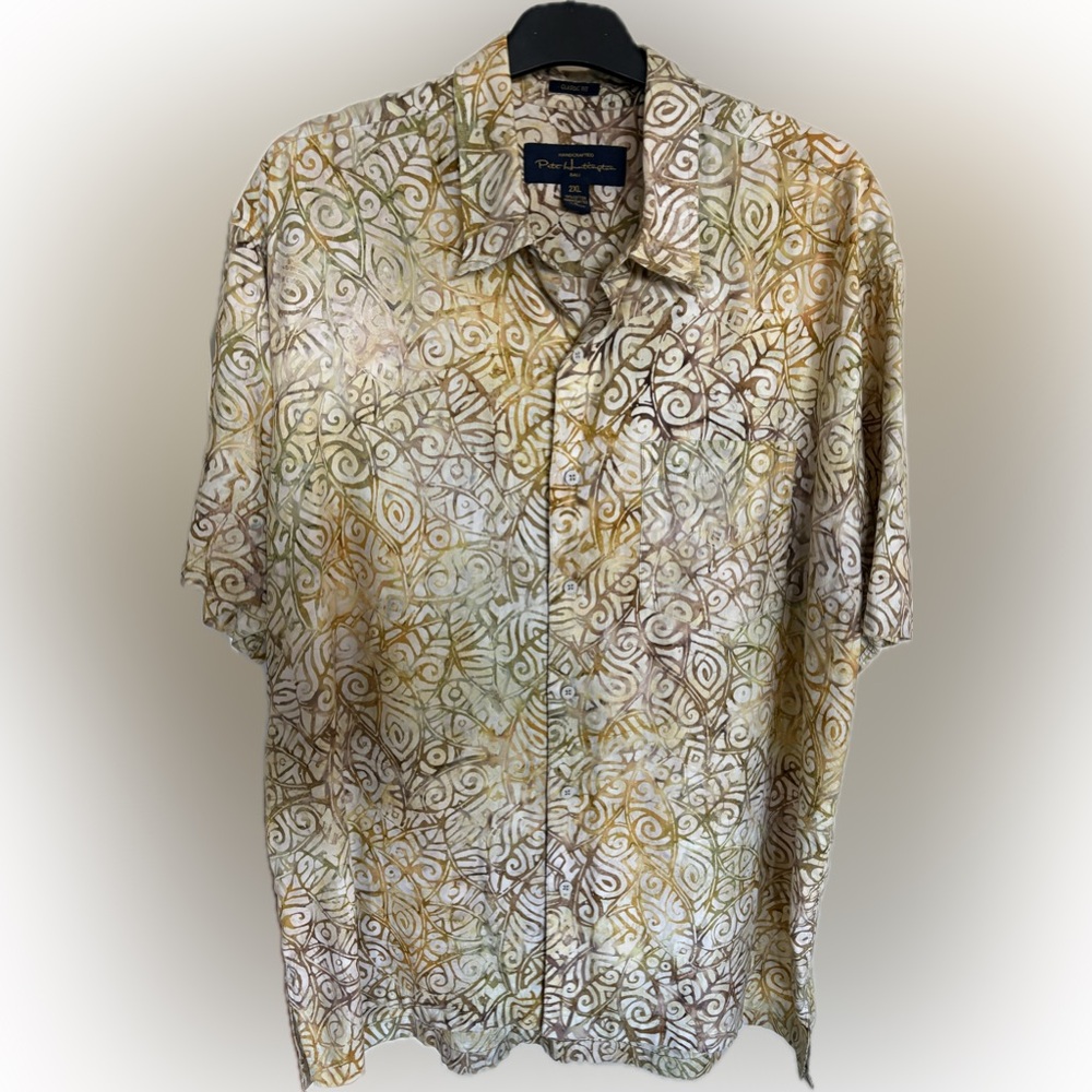 Pete Huntington Men's Abstract Patterned Shirt